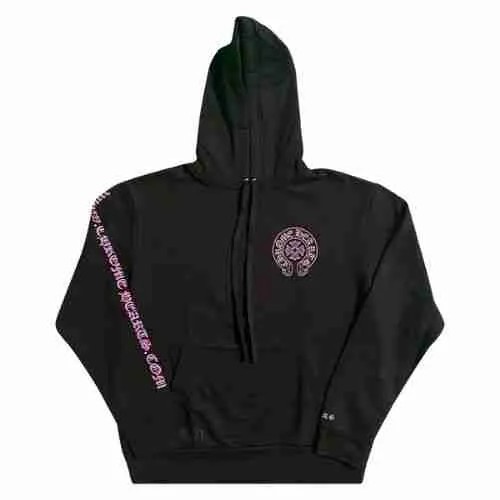 Black-and-Pink-Chrome-Hearts-Hoodie_-2 Black and Pink Chrome Hearts Hoodie