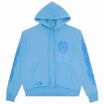 Blue Chrome Hearts Hoodie​