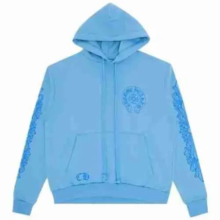 Blue Chrome Hearts Hoodie​