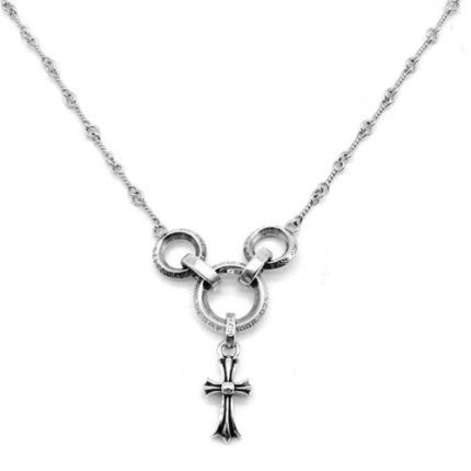 Chrome Heart Waist Chain With Silver Babyfat Cross