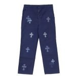 Chrome Hearts Blue Leather Cross Patch Carpenter