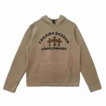 Chrome Hearts Cashmere Hoodie​ Khaki