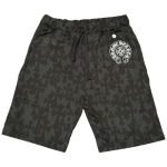 Chrome Hearts Cemetery Cross Sweatshorts Black