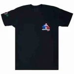 Chrome Hearts Cross Cemetery Tee Black Multicolor