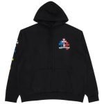 Chrome Hearts Cross Hoodie Black Multicolor