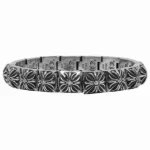 Chrome Hearts Cross Link Bracelet Silver