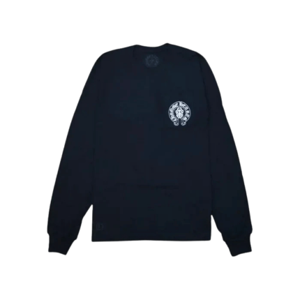 Chrome Hearts Dagger American Flag Long Sleeve Shirt Black