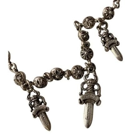 Chrome Hearts Dagger Pendant Wallet Chain Silver