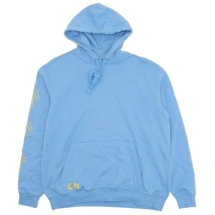 Chrome Hearts Drake Certified Girls Love Chrome Hoodie Blue