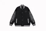 Chrome Hearts Embroidered Sleeve Varsity Jacket