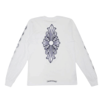 Chrome Hearts Floral Cross L/S T-Shirt White