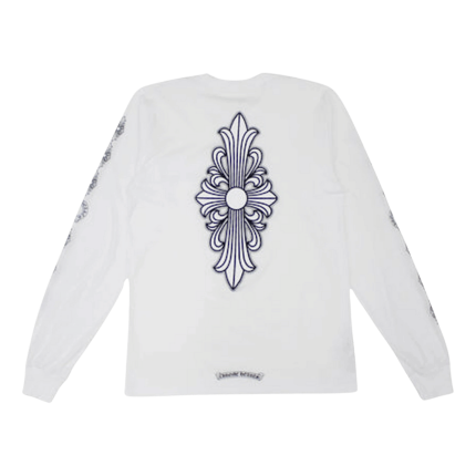 Chrome Hearts Floral Cross L/S T-Shirt White