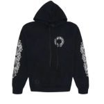 Chrome Hearts Horse Shoe Floral Hoodie