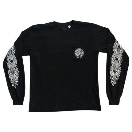 Chrome Hearts Horse Shoe L/S T-Shirt Black