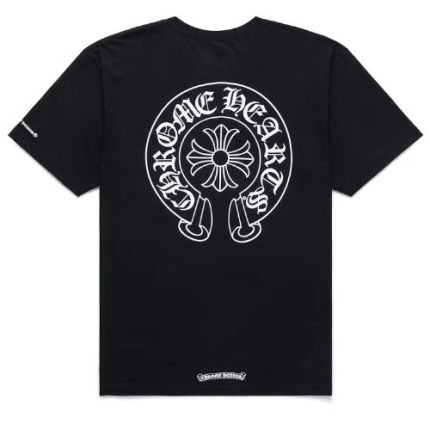 Chrome Hearts Horseshoe Logo Pocket T-shirt Black