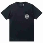 Chrome Hearts Las Vegas Exclusive Horseshoe Logo Pocket T-shirt Black