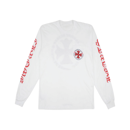 Chrome Hearts Made in Hollywood Plus Cross T-Shirt White/Red