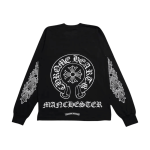 Chrome Hearts Manchester Exclusive Horse Shoe Pocket Logo T-Shirt Black