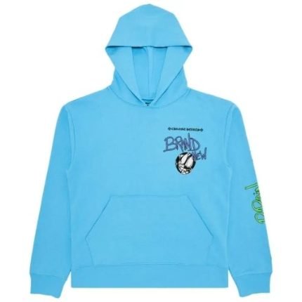 Chrome Hearts Matty Boy Brain Hoodie Blue