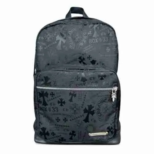 Chrome Hearts Stencil 7th Grade Backpack Black