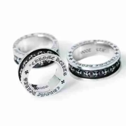 Chrome Hearts Tiny Plus Spinner Ring