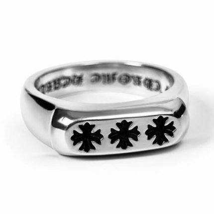 Chrome Hearts Triple Plus Flat Ring