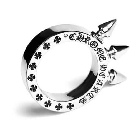 Chrome Hearts Triple Spike Ring