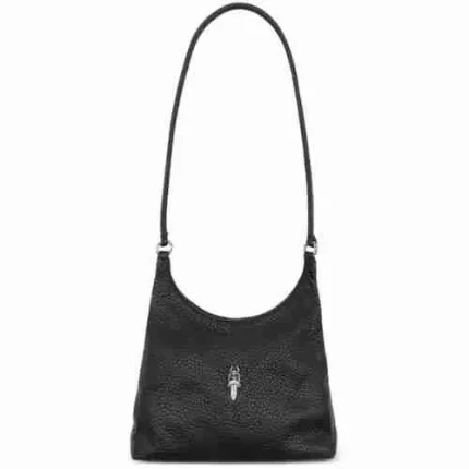 Chrome Hearts Viv Silver Dagger Shoulder Bag Black