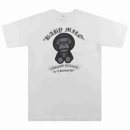 Chrome Hearts X Bape Baby Milo T-shirt White
