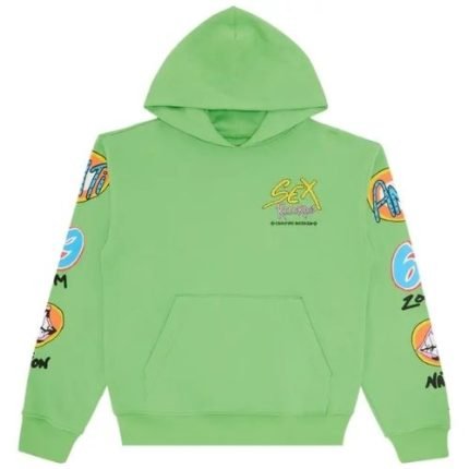Chrome Hearts X Matty Boy Sex Records Hoodie Green