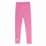 Pink Chrome Heart Leggings