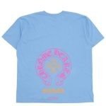 Chrome Hearts Miami Horseshoe Logo T-Shirt Blue