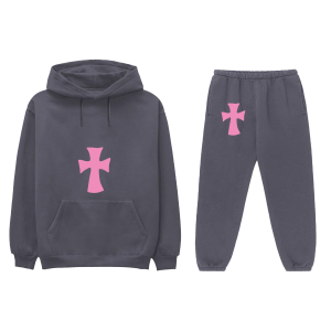 Chrome Hearts Drak Grey Tracksuit